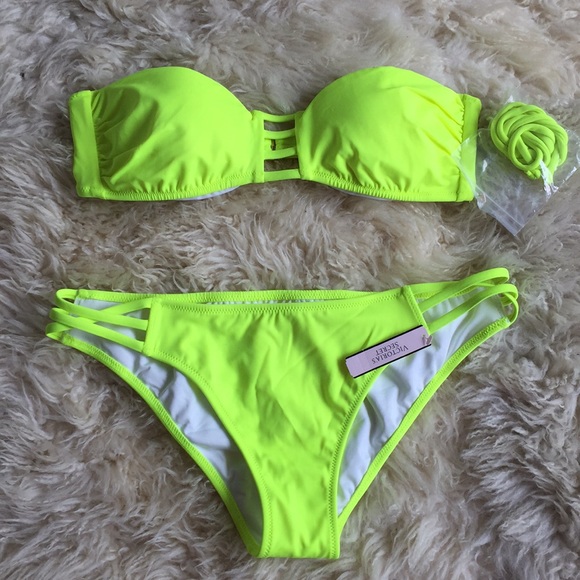 Victoria's Secret Other - Victoria's Secret Neon Yellow Bikini